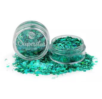 Laser Turquoise Chunky Mix 8ml - Superstar