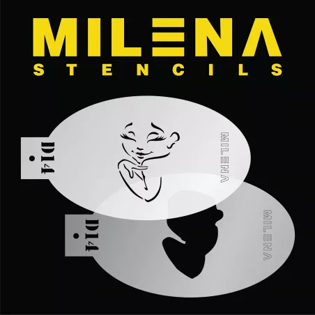 Pochoir D14 - Milena Stencils