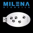 Pochoir A12 - Milena Stencils