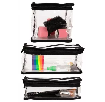 Kit of 3 small cosmetic bags - PXP