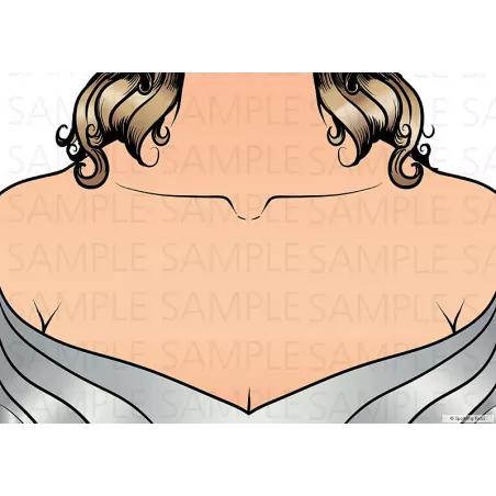 Décolletage beige - Sparkling Faces