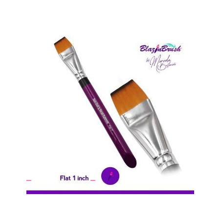 Flat Brush 1" - Blazin Brush