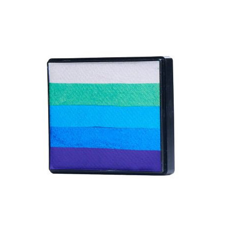 Silly Farm Rainbow Cake Mermaid – Maquillage splitcake face painting