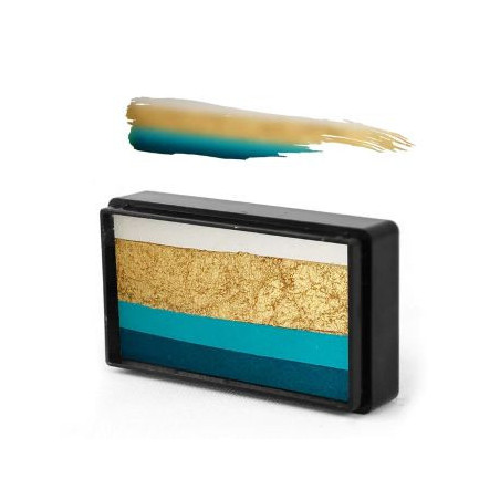 Silly Farm Arty Brush Cake – Golden Royal Sea| Peinture Split Cake