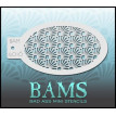 Bad Ass Mini Stencil BAM 4016| Face Painting Stencil