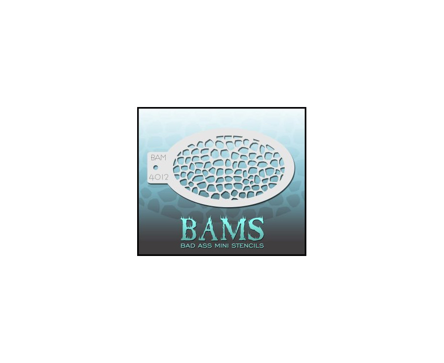 Bad Ass Mini Stencil BAM 4012 – Istencils