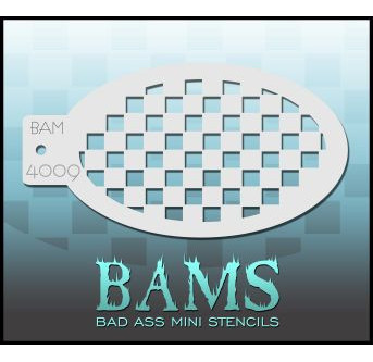 Bad Ass Mini Stencil BAM 4009 | Face Painting Stencil