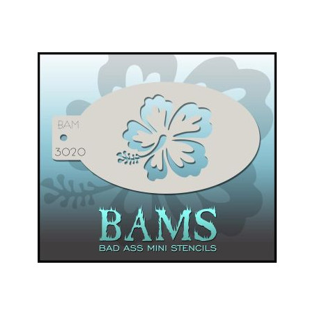 Bad Ass Mini Stencil BAM 3020| Face Painting Stencil