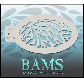 Bad Ass Mini Stencil BAM 3013 | Face Painting Stencil