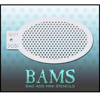 Bad Ass Mini Stencil BAM 2031 | Face Painting Stencil