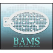 Bad Ass Mini Stencil BAM 1205 Istencils