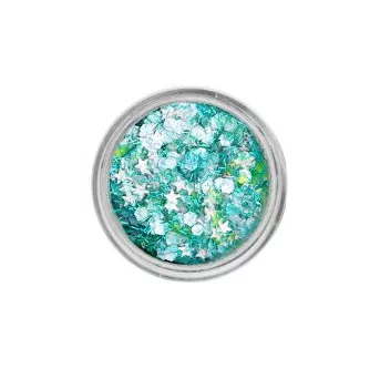 Turquoise Ocean 10ml Glitter Cream - PartyXplosion